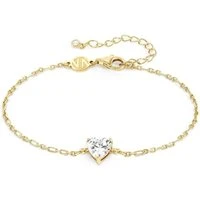 Sweetrock Gold Heart Bracelet - 16cm