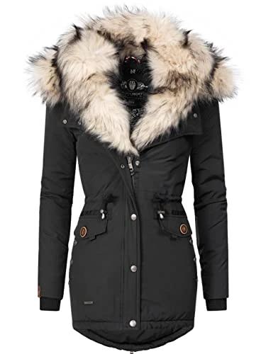 Sweety Ladies’ Winter Coat Winter Parka 2in1 Black L