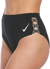 Swim Sneakerkini High Waist Cheeky Bikini Bottoms Women's Black Size XL 2022 Swimwear Swim Sneakerkini High Waist Cheeky Bikini Bottoms Women's Black Size XL 2022 Swimwear