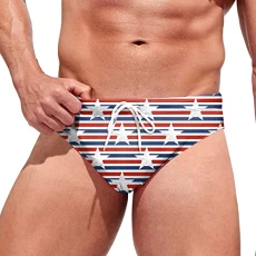 Swimming Shorts Men, Mens Summer Breathable Printed Swim Trunks Pants Swimwear Shorts Slim Wear Swimsuit Briefs Men Swim Top Bottom (2-Blue, XL) Mens Swim Shorts XXXL Mens Swimming Shorts Multipack