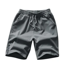 Swimming Shorts Men Summer Fashion Trend Casual Comfortable Solid Mesh Men's Shorts Mens Swim Trunk with Pockets Grey, 4XL Mens Swimming Shorts with Zip Pockets Mens Swim Shorts with Mesh Lining