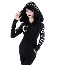 SYMBOL HOODIE - Womens Occult Hoodie Top (Small)