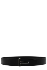 T buckle belt Black Size 95 cm