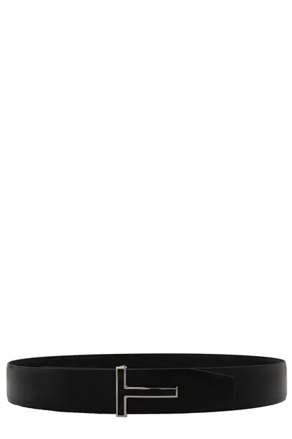 T buckle belt - Black