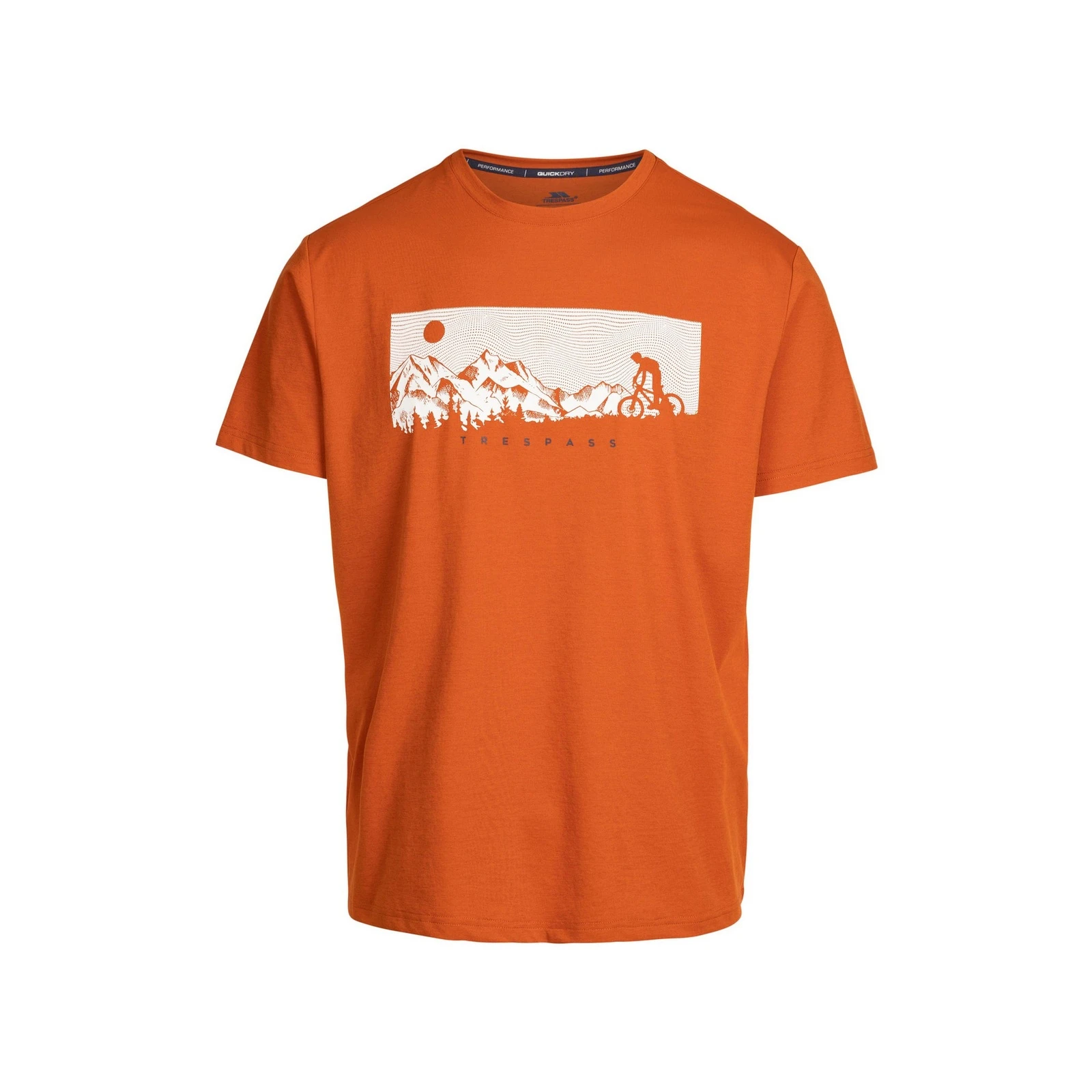 T hirt Nellow Polyester Burnt Orange Marl - Red