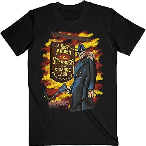 T Shirt Stranger in A Strange Land Tour Official Mens Black XL