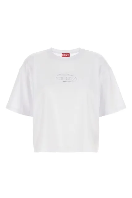 T-shirt T-Buxt-Crop-Od - White