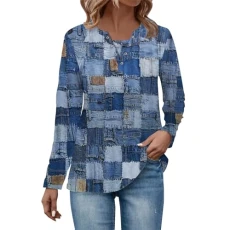 T Shirts for Women UK Gothic Tops for Women Red T Shirt White Ruffle Blouse Ladies Tunics Black Jumpers for Women UK Girls Xmas Sweatshirt Plus Size Christmas Tops(Blue,XL)
