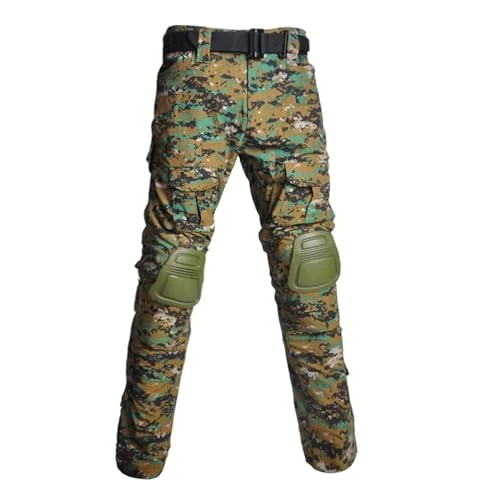 Tactical Pants Camouflage Pants Knee Pads Men's Tactical Trousers Multi-Pockets Military Camo Outdoo