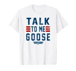 Talk To Me Goose Bold Text Stack T-Shirt