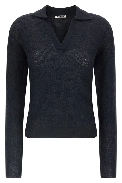 Tam yarn polo shirt - Blue