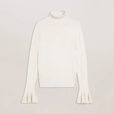 Tamsenn Roll Neck Fluted Sleeve Sweater Tamsenn Roll Neck Fluted Sleeve Sweater