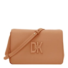 Tan Seventh Avenue Medium Flap Handbag - Brown