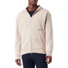 Taupe Full Zip Organic Cotton Hoodie