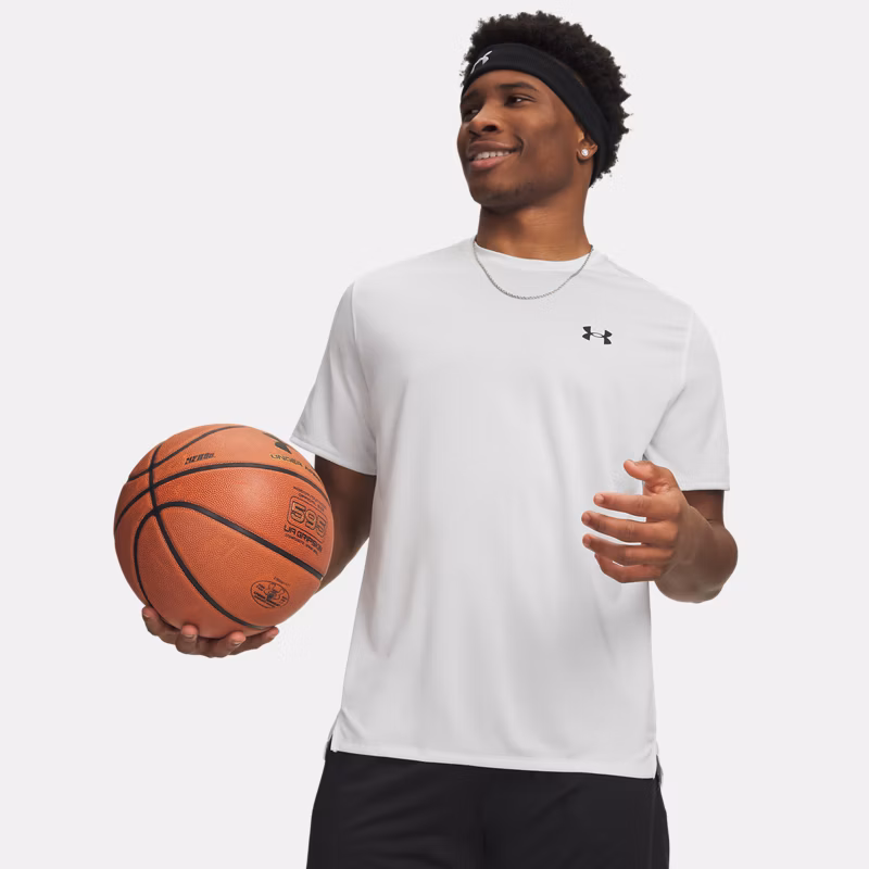 Tech Vent Mens Short Sleeve White / Black M