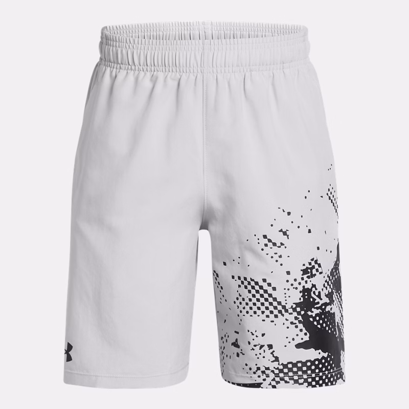 Tech Woven Graphic Boys Shorts Mod Gray / Black / Black YXL (63 - 67 in)