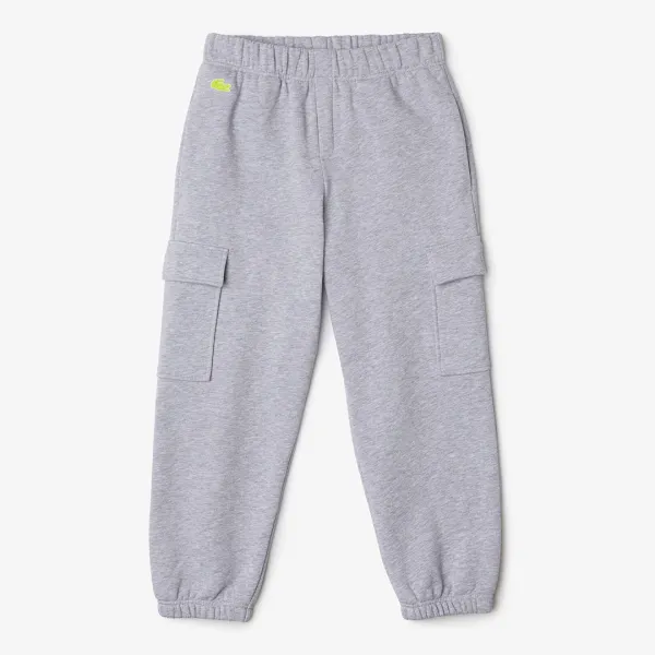 Teen Boys Grey Cotton Blend Cargo Joggers - Multi
