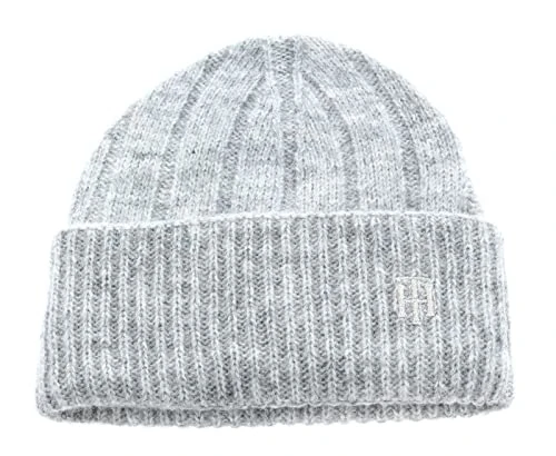 TH Timeless Knitted Hat Light Grey Heather, Light grey heather, One Size Fits All