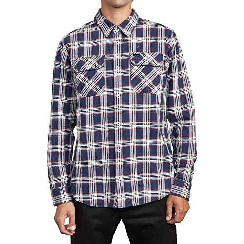 Thatll Work Flannel Long Sleeve Shirt S Blue