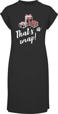 Thats a wrap! t-Shirt Dress Women's Adults Nightie Nightdress Black