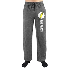 The Flash Symbol and Text Pajama Sleep Pants (Small (28-30)) The Flash Symbol and Text Pajama Sleep Pants (Small (28-30))