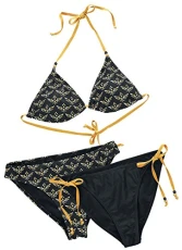 The Legend of Zelda Logo Bikini Black-Yellow XL The Legend of Zelda Logo Bikini Black-Yellow XL
