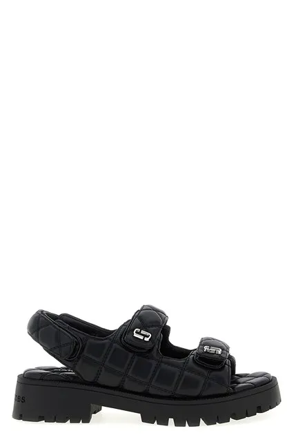 The Quilted Sunny sandals - Black