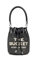 The Woven Bucket Bag, Black, One Size The Woven Bucket Bag, Black, One Size