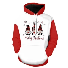 Thermal Hoodie Men Gentlemen Sweatshirts Without Hood Jumpers Leaving Gifts for Colleagues Men Sports Yoga Men's Autumn/Winter Christmas Print Hooded Sweater Clearance Store