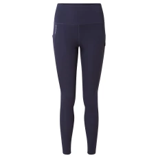 Thermal Leggings Compression Polyester Blue Navy