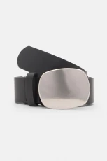 Thin Faux Leather Belt - Black Thin Faux Leather Belt - Black