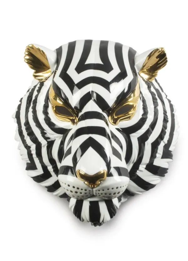 Tiger mask (black-gold) Black & Gold