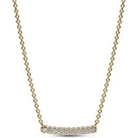 Timeless Crystal Single-row Bar Necklace