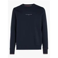 Tipped Crew Neck - Navy - L