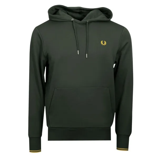 Tipped Hooded Sweatshirt