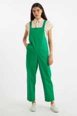 Tippie Poplin Dungarees - Green