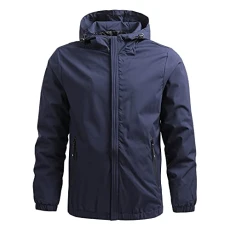 Todays Offers Special Deals  Men Casual Autumn and Winter Solid Hooded Zipper Long Sleeve Pocket Coat Windproof Trench Jacket Disc Men Mens Winter Coats Long Wa Warehouse Clearance Uk Pallets