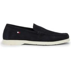 Tommy Hilfiger Mens Casual Suede Loafer - Navy - 45