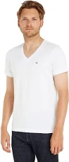 Tommy Hilfiger Men's Original T-Shirt, White (Classic White 100), XS