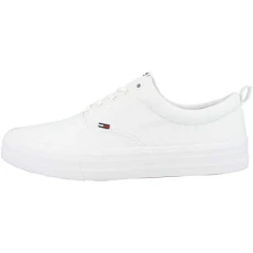 Tommy Jeans Men Classic Vulcanised Trainers, White (White), 41 EU Tommy Jeans Men Classic Vulcanised Trainers, White (White), 41 EU