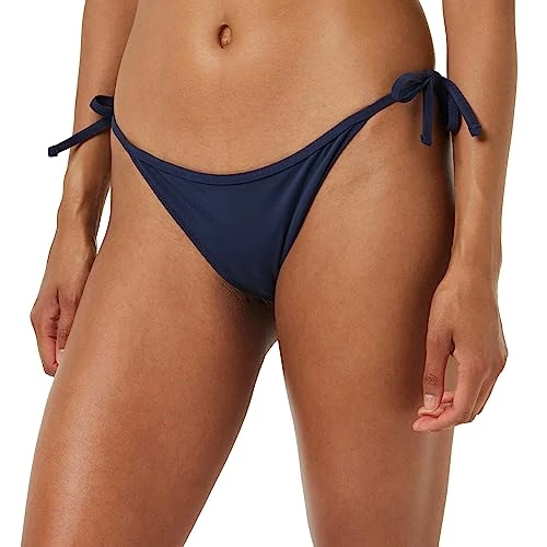 Tommy Jeans Women's Side Tie Bikini Bottoms Sport, Blue (Twilight Navy/Twilight Navy), M