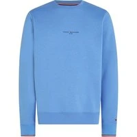 Tommy Logo Tipped Crew - Blue - L