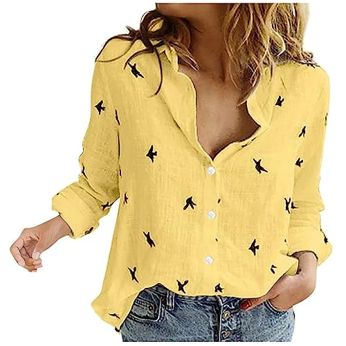 Tops for Women UK, Short Sleeve Blouse Checked Shirts Women's Blouses Long Tops Blouse Comfort Print