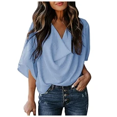 Tops Women's Elegant Long Sleeve Shirt Casual Fashion Shirt Blouse Tops Tunic Pullover Jumper Blouse