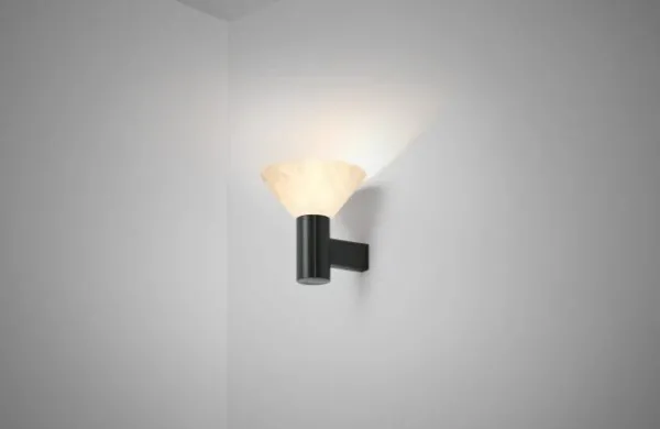 Torres IP44 - DALI-A Wall Light bronze with honed alabaster