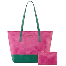 Tote Bags Vegan Leather Purses and Handbags for Women Top Handle Ladies Shoulder Bags, T-hot Pink, L