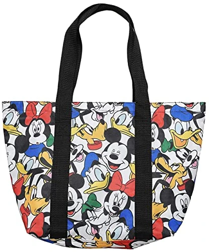 Tote Travel Bag Mickey, Minnie, Donald, Goofy, Pluto Print (Multicolored)