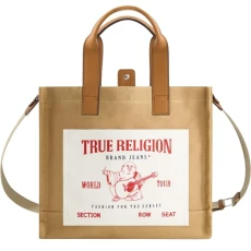 Tote, Women's Medium Travel Shoulder Bag with Adjustable Strap, Tan