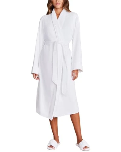 Towel Terry Robe, Plush Pool Robe, Classy Robe, Ankle Length Robe, Cotton Robe, Sea Salt, S/M