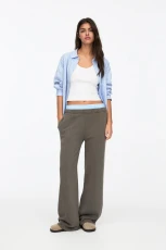 Tracksuit Bottoms With Boxer Waist - Taupe